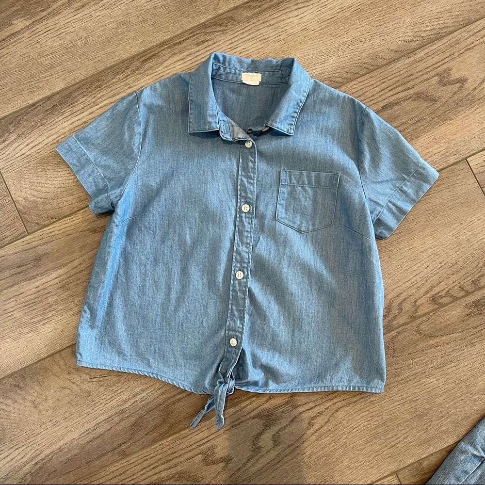 Crewcuts Front Tie Blouse